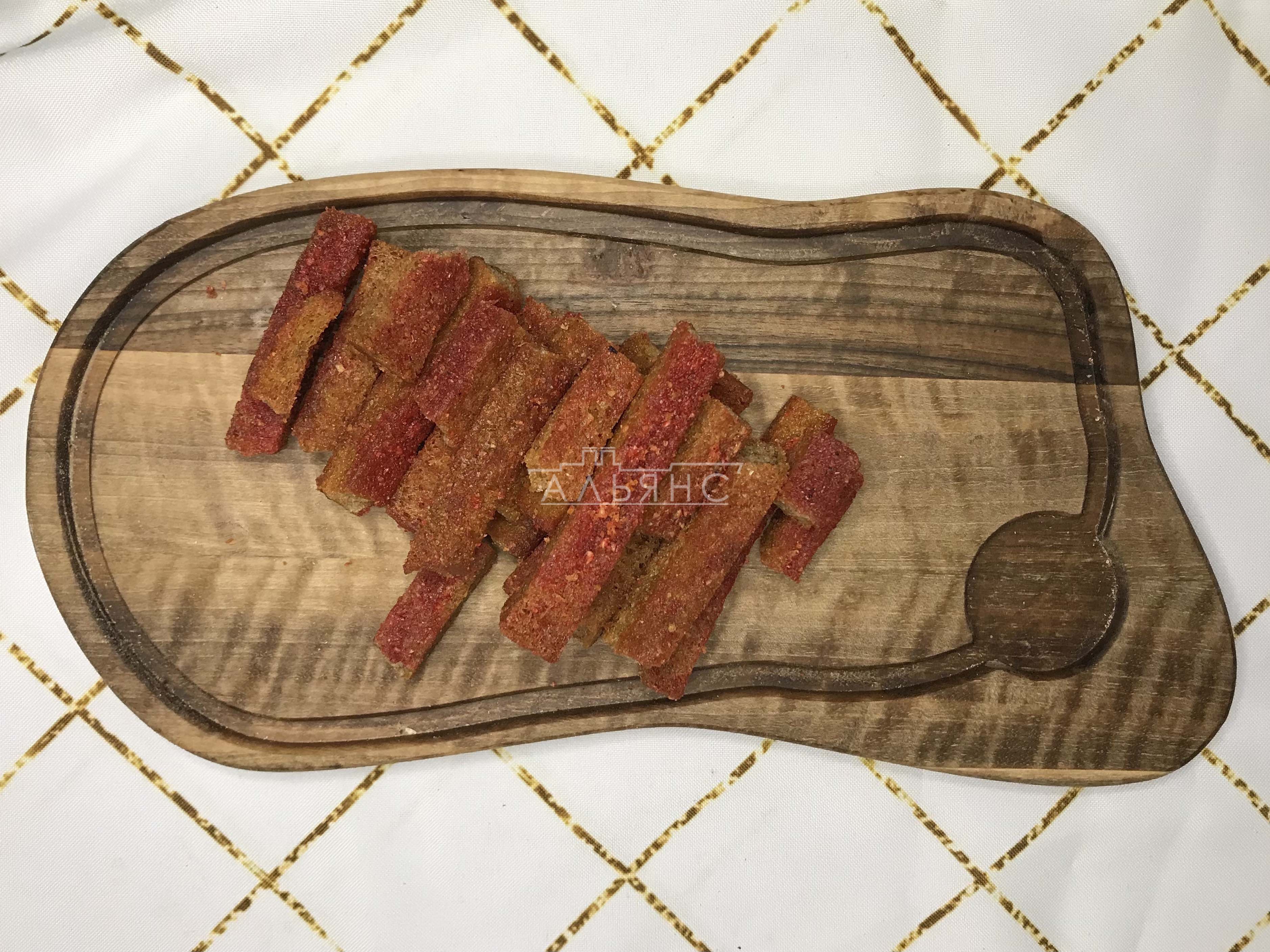Деревенские гренки с аджикой в Кубинке