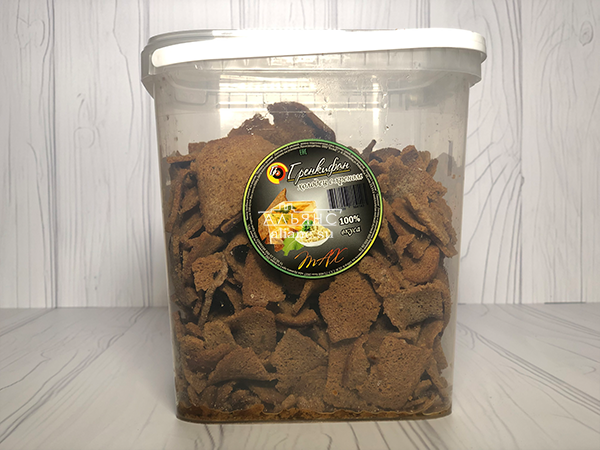 Ржаные гренки со вкусом холодца и хрена в Кубинке