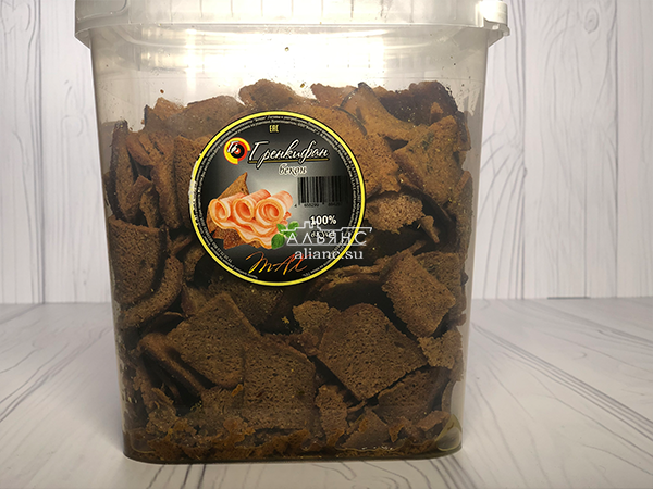 Ржаные гренки с беконом в Кубинке