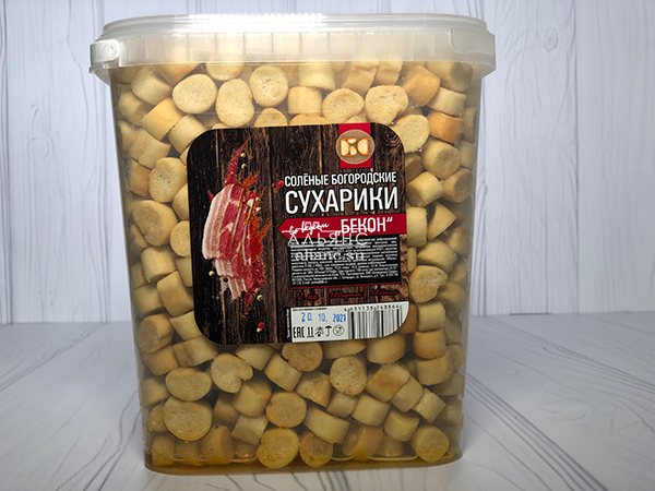 Сухарики с беконом в Кубинке