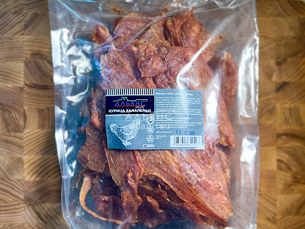 Мясо (АЛЬЯНС) вяленое курица 500гр "С халапеньо" в Кубинке