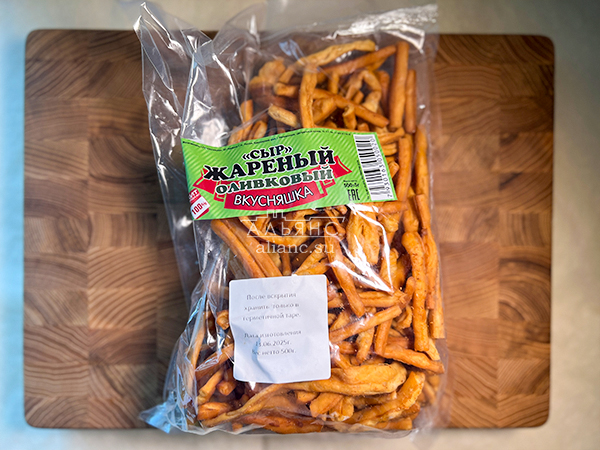 Жареный сыр "ВКУСНЯШКА" (Оливковый) 500гр. в Кубинке
