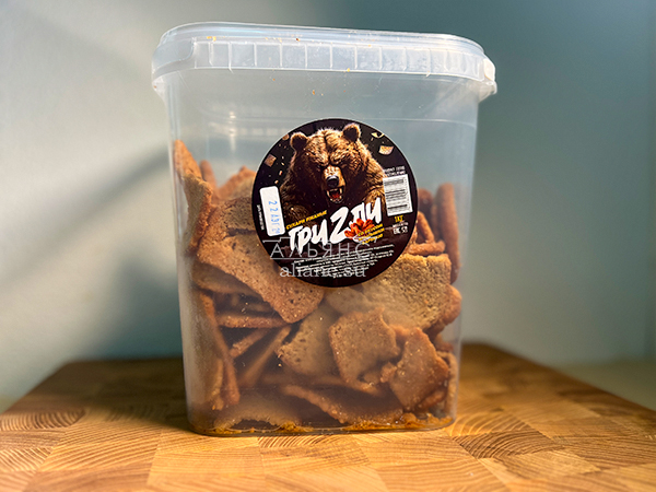 Ведро Ржаные гренки со вкусом Крылышки Барбекю (1 кг) в Кубинке